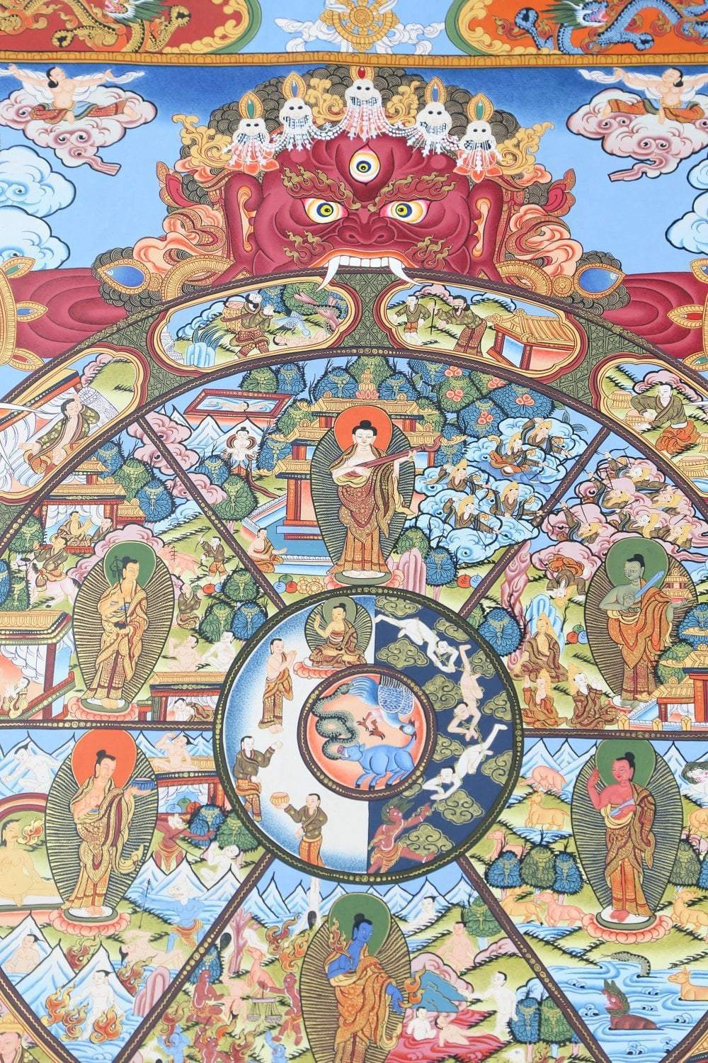 wheel of life thangka