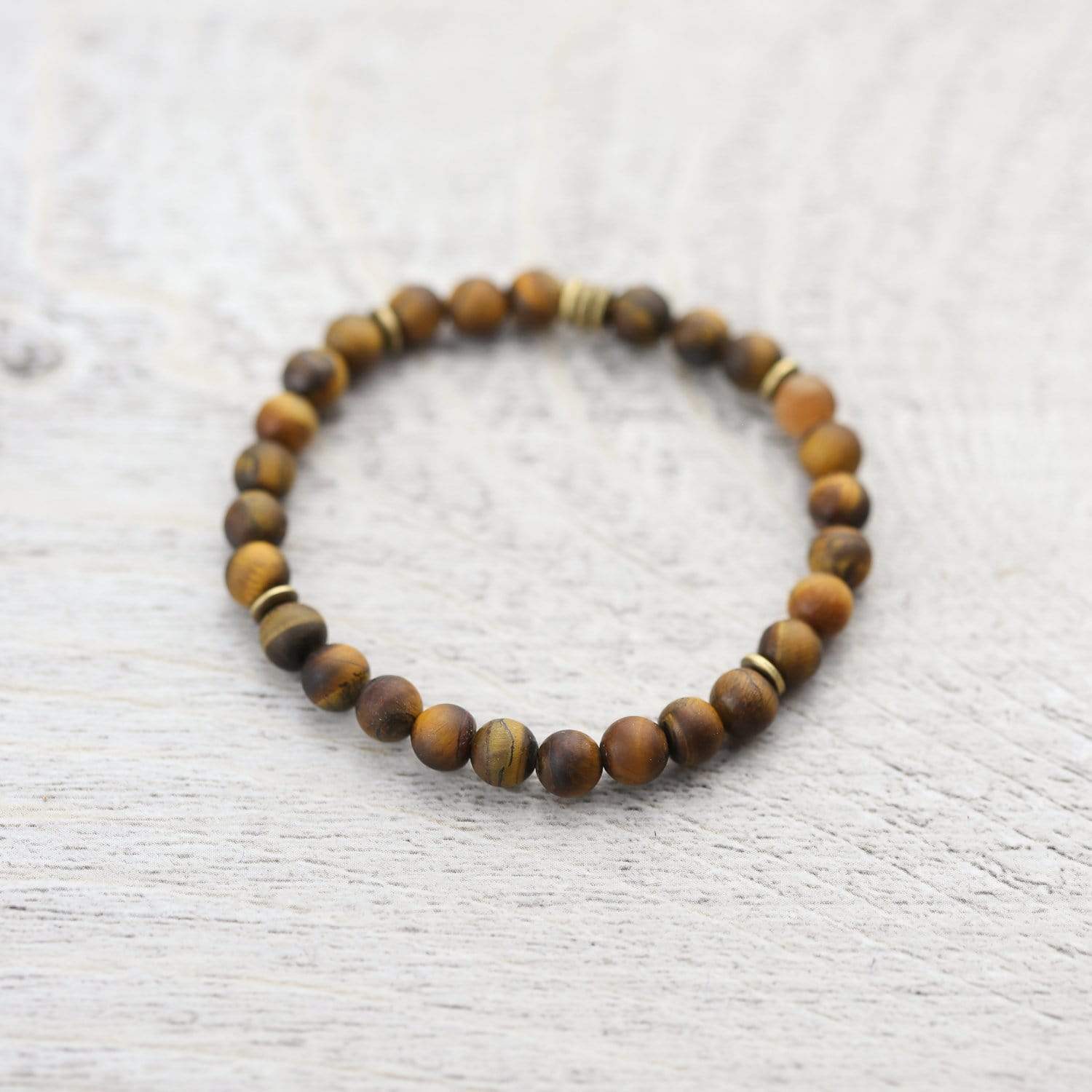 Tiger Eye Strength Double Wrap Bracelet