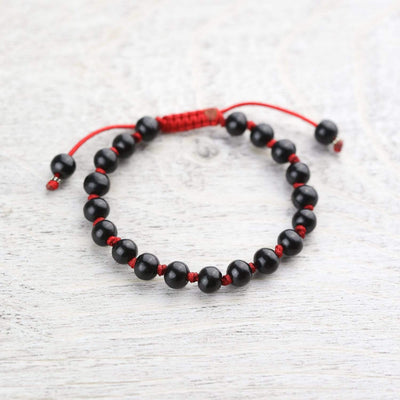 Rosewood Heart Chakra Wrist Mala Bracelet - DharmaShop