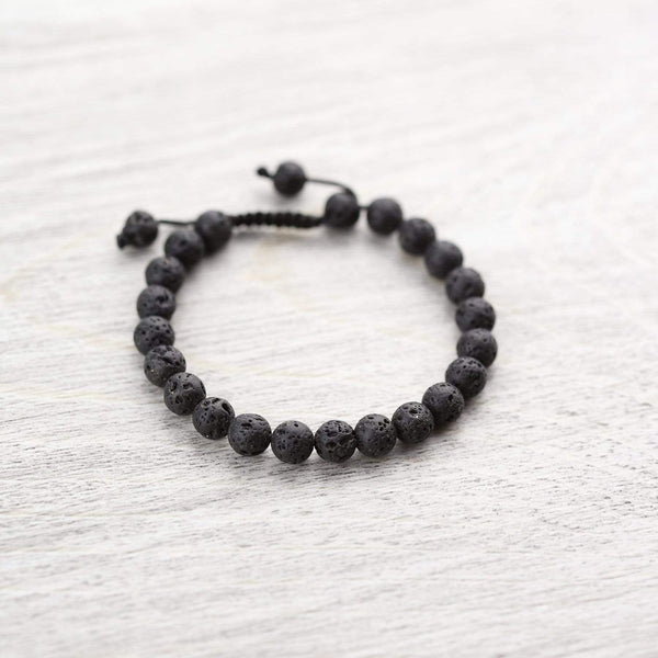 Stabilizing Lava Rock Wrist Mala Bracelet - DharmaShop