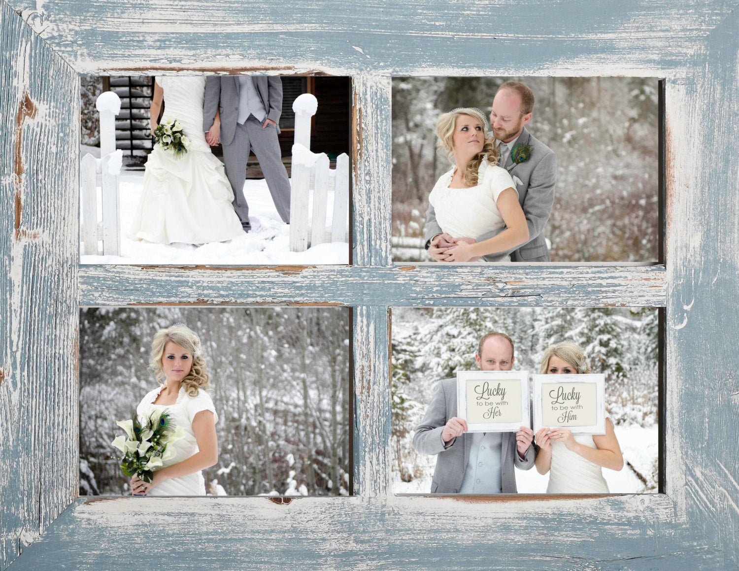 farmhouse window collage