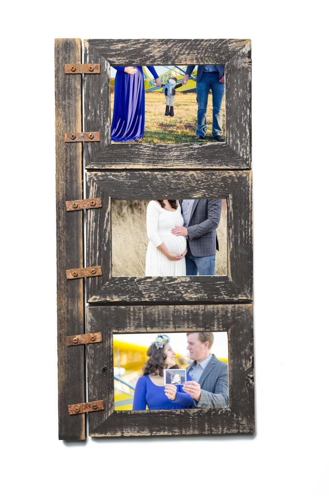 window collage frame barn