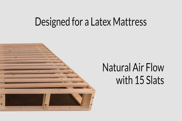 foundation for natural latex mattress