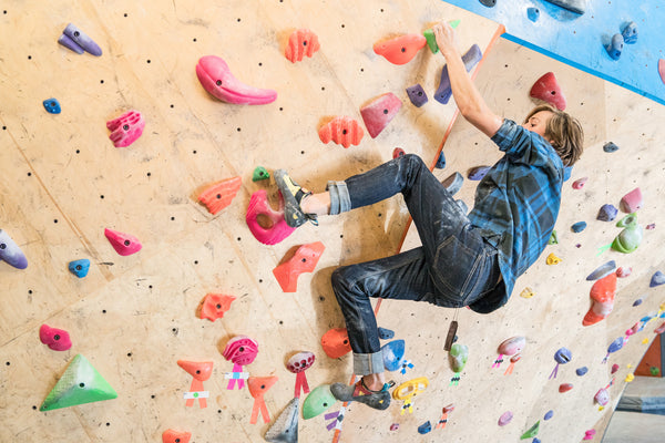 Jean demo at The Mine Bouldering Gym