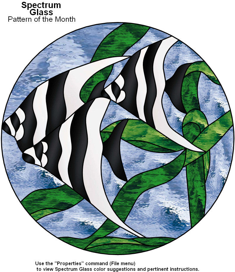 Free Stained Glass Patterns Tropical Fish By Fred Matthews The Avenue Stained Glass