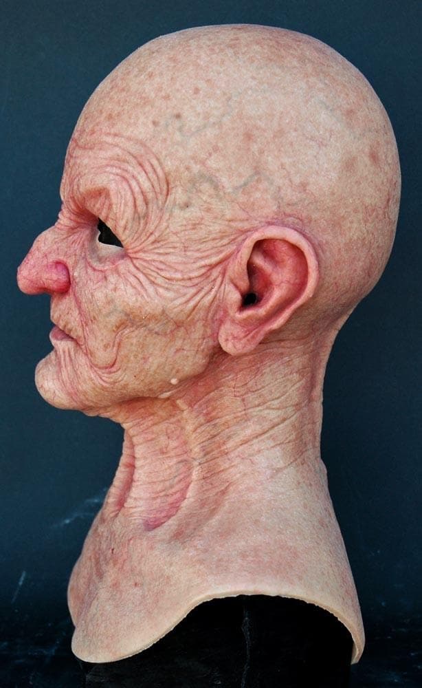 Old Woman" Silicone Mask – The Horror Dome