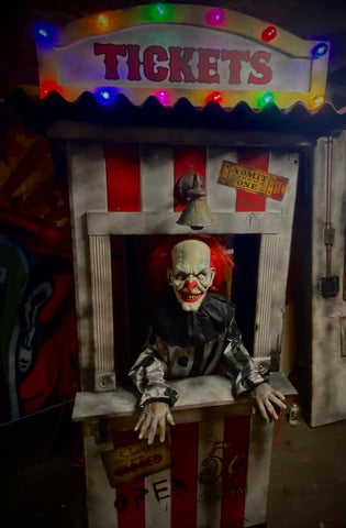 Haunted Ticket Booth Halloween Animatronic