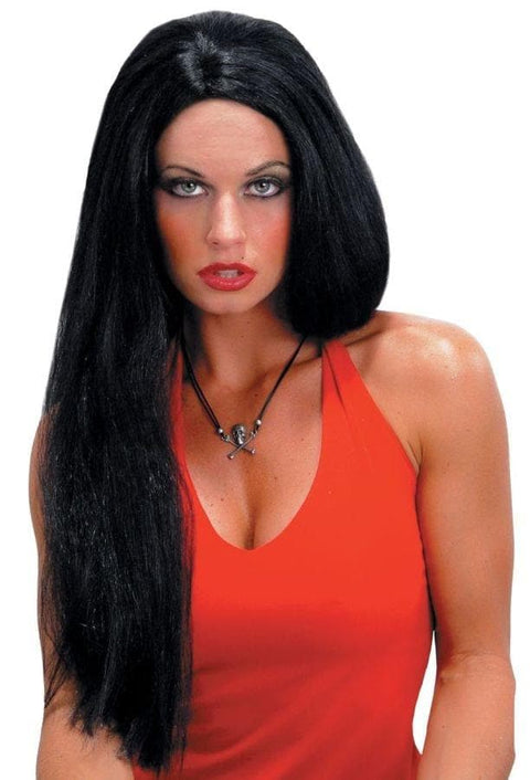 Vampire Wig Black, Black Straight Wig