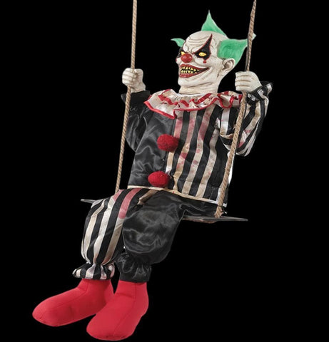 Swinging Chuckles Clown Elecric Animated