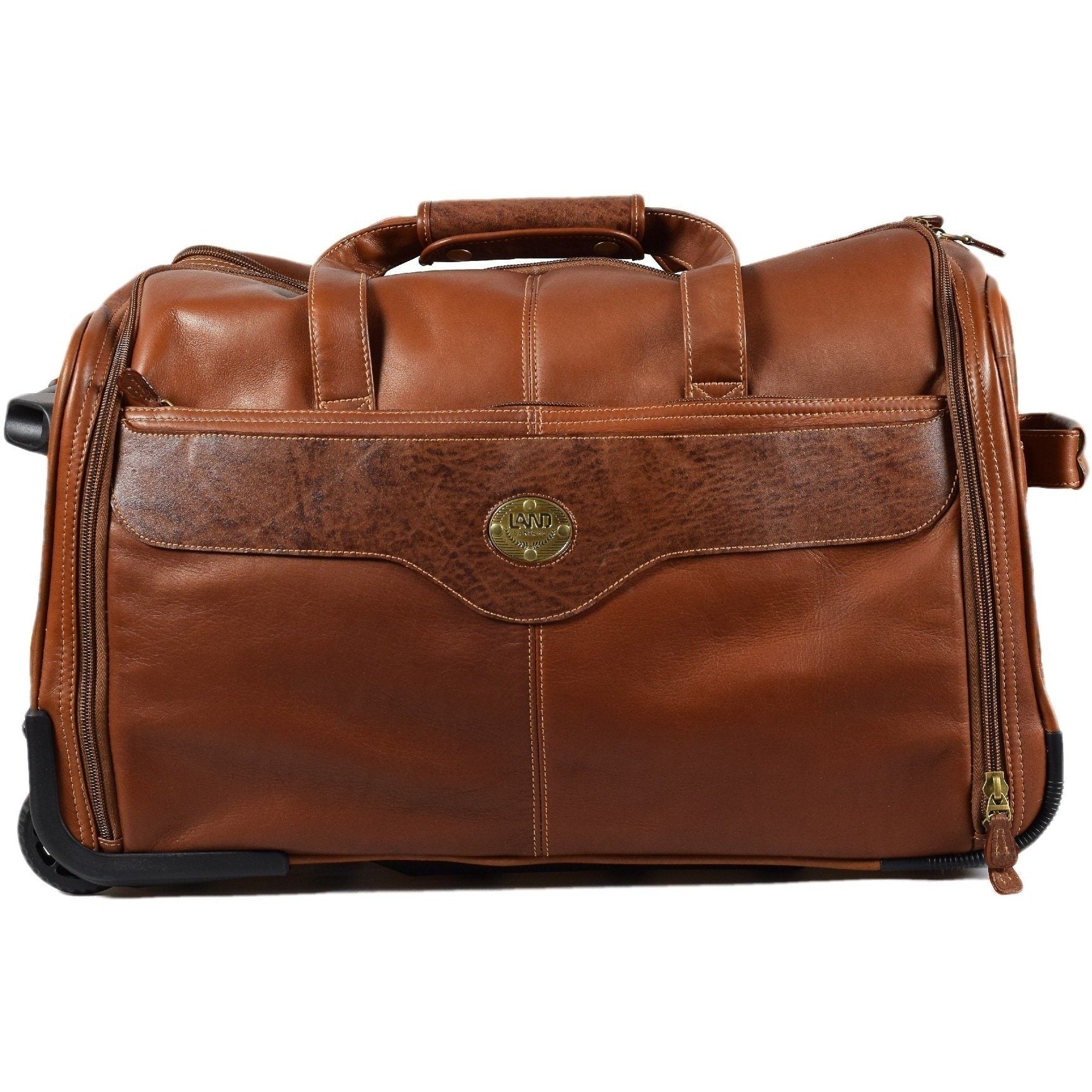 leather garment duffle