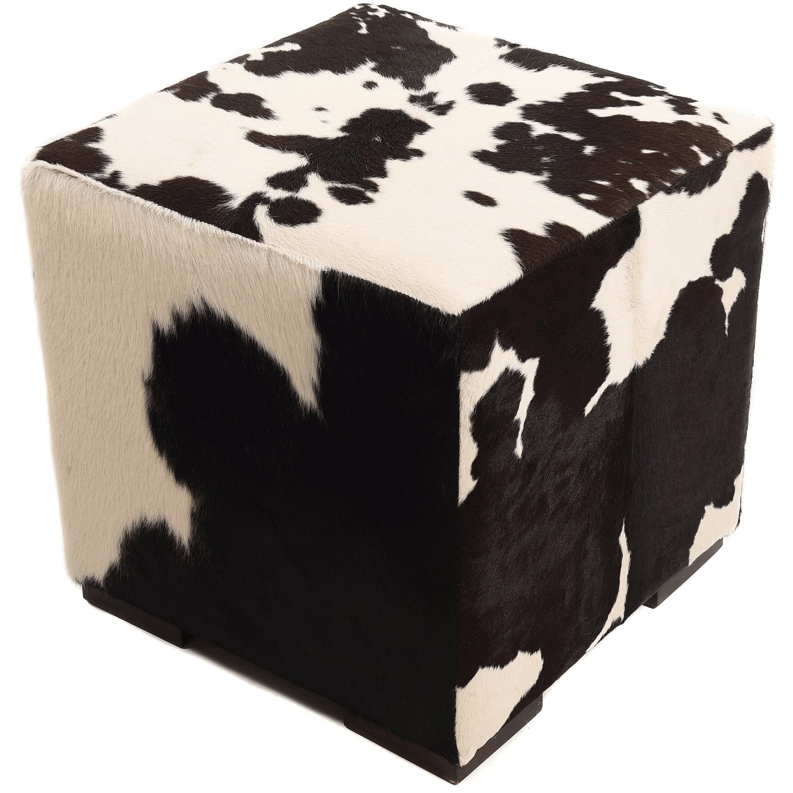 Natural Cowhide Pouf– LAND Leather Goods