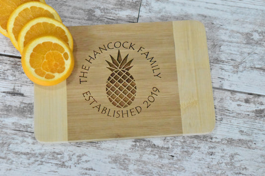 Cutting Board - Pineapple - Laser Engraved, Chopping Board, Personaliz –  Staggwood