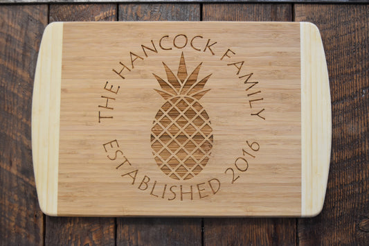 Pineapple Cutting Board  Words with Boards - Words with Boards, LLC