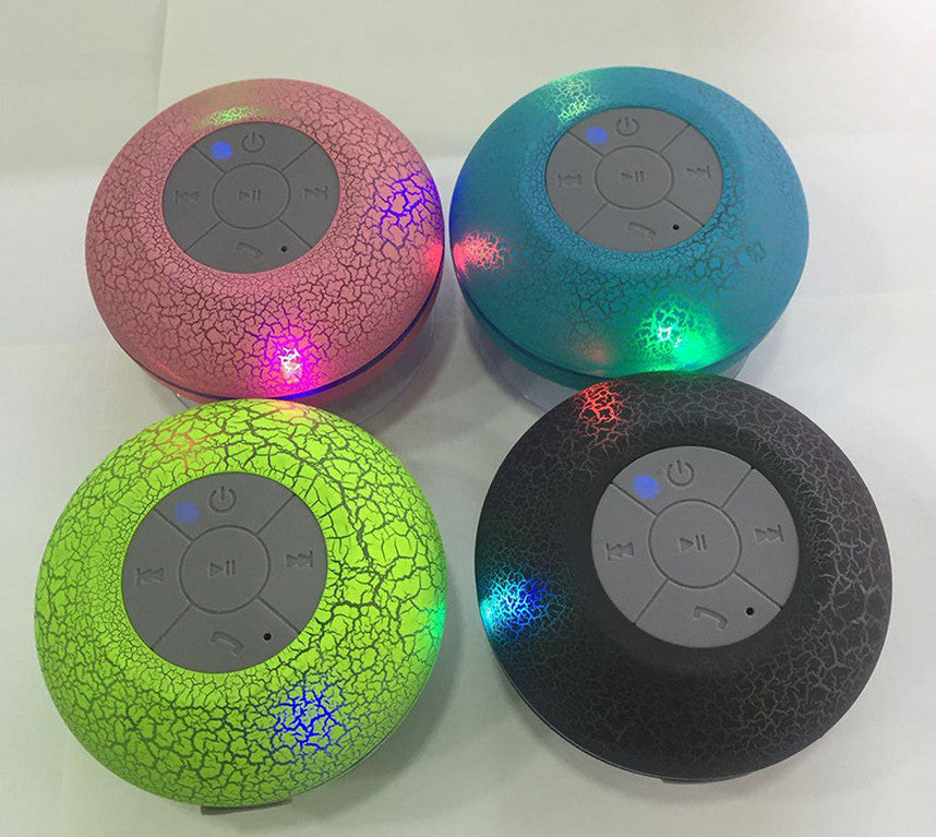 bluetooth shower speaker blue