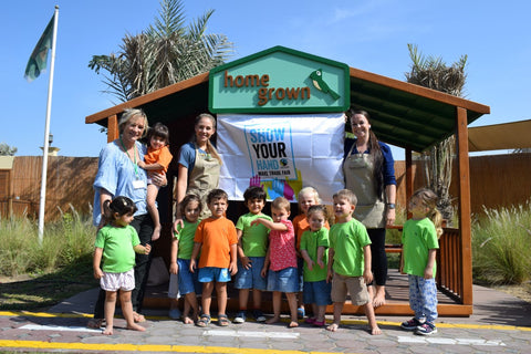 Visit to the Home Grown Children's Eco Nursery Dubai, November 2015 by Sabeena Ahmed and The Little Fair Trade Shop