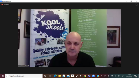 Kool Skools webinar, Fairtrade Uniform, the Climate and Your School for Fairtrade Fortnight 21