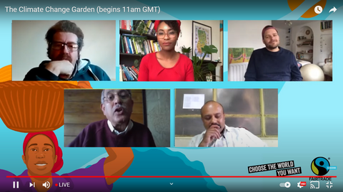 The Climate Change Garden webinar, with guest speakers - Fairtrade Fortnight 21