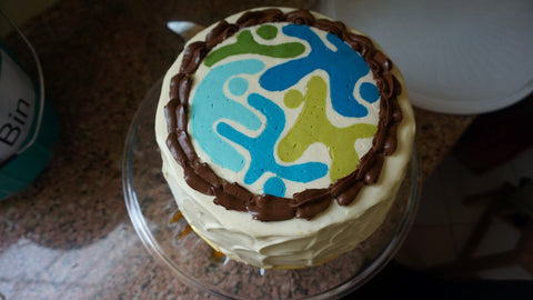 Celebrating World Fair Trade Day with a beautiful Cake Dubai, UAE - The Little Fair Trade Shop May 16