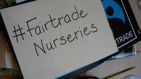 #Fairtrade Nuseries sign at the Homegrown Nusery Dubai UAE with the Lilfairtrade Shop