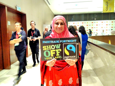 Celebrating Fairtrade Fortnight 2018 Dubai, UAE  with Sabeena Ahmed 