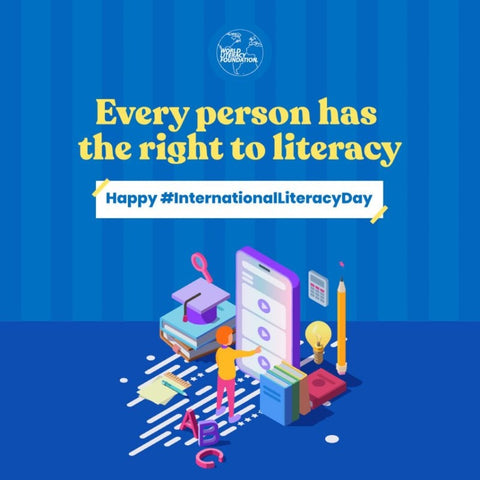 Every person has the right to literacy - International Literacy Day and the World Literacy Foundation Read-A-Thon 2021 with Sabeena Z Ahmed
