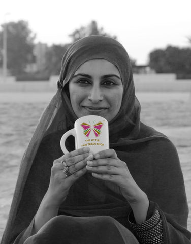 Sabeena Ahmed creator and founder of The Little Fair Trade Shop 