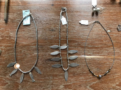 Fairtrade silver hand made jewellery at the Heritage Craft and cafe (ThaiCraft) Bangkok, Thailand, visited June 2018