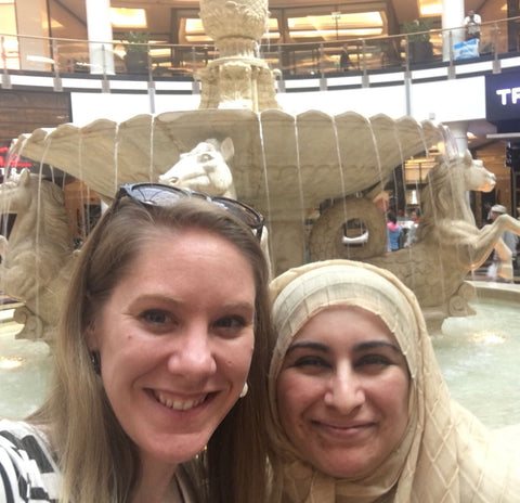 Miranda Paul with Sabeena Ahmed - 2018 Dubai UAE