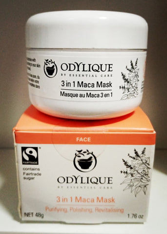 Fair Trade Ethical Ramadan 2021, Odylique 3 in 1 Maca Mask with fairtrade certified sugar with Sabeena Ahmed