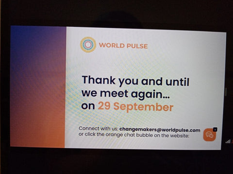 World Pulse Change maker Lab 22 - Module 2 Live Webinar Session , vlog with Sabeena Z Ahmed