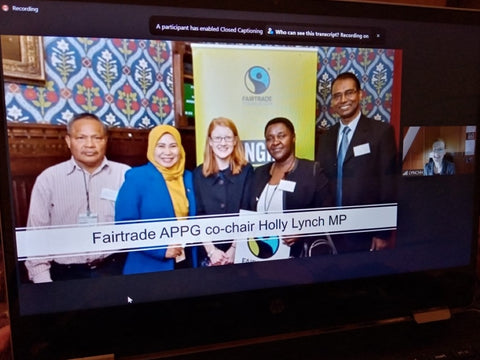 Fairtrade Campaign Catch Up Zoom Webinar November 2022 : Climate Campaigning and Your MP 