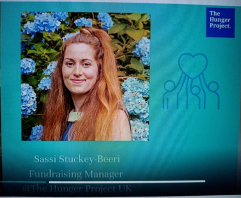 Sassi Stuckey-Beeri The Hunger Project UK - September 2023