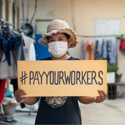 Six Items Challenge 2021 with Sabeena Ahmed and Labour Behind The Label Campaign Pay Your Workers