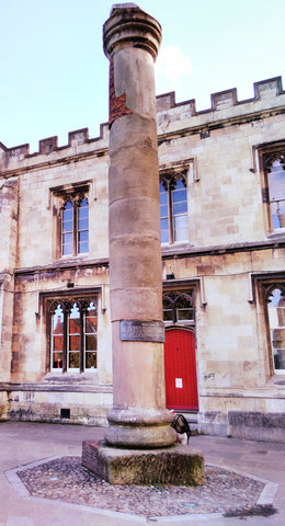 Roman Column York visit to Shared Earth by Sabeena Ahmed & The Little Fair Trade Shop August 2016