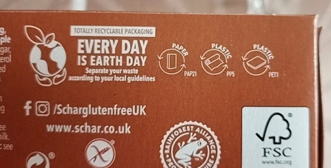 The Little Fair Trade Blog, Plastic Free July 21, Gluten free jaffa cakes in totally recyclable packaging, with Sabeena Z Ahmed