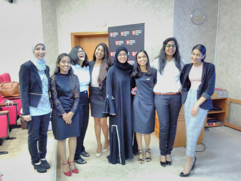 Social Enterprise students at the Middlesex University Dubai Social Enterprise Showcase April 18