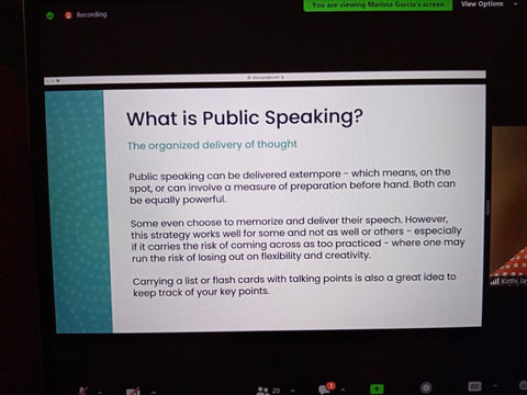 Training Tuesday - Public Speaking Webinar, World Pulse, Aug 23, photo 2