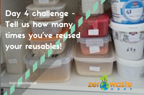 Zero Waste Week - Day Four how many times you've used your resusables? with Sabeena Z Ahmed