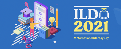 International Literacy Day 2021 banner