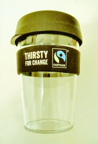 My Thirsty for Change fairtrade reusable cup - Sabeena Ahmed