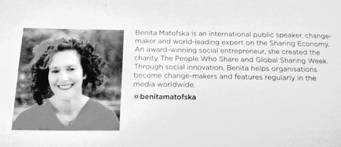 My copy of Generation Share kindly signed by Benita Matofska - Sabeena Ahmed and The Little Fair Trade Shop