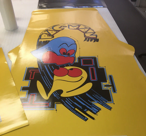 pacman side art decal