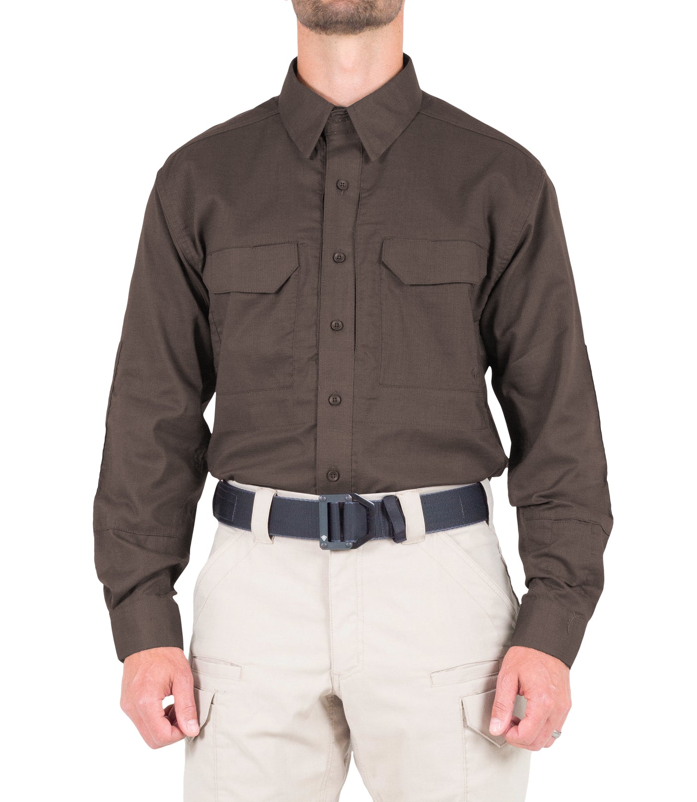Men's V2 Tactical Long Sleeve Shirt / Kodiak Brown