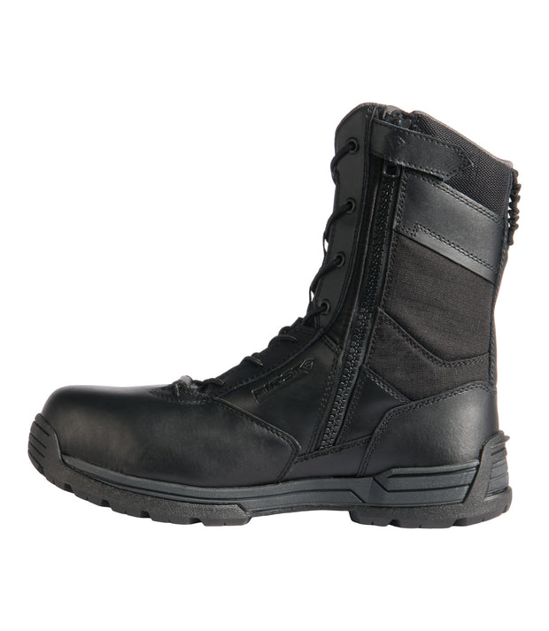 side zip safety toe work boots