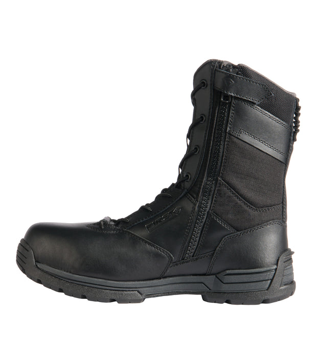 side zip composite toe boots