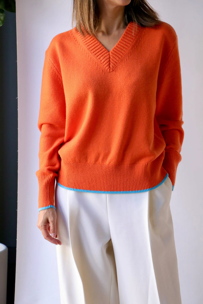 Rachel Comey Emmerson Cardi in Orange | WE ARE ICONIC