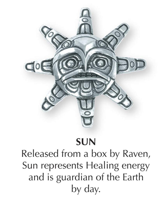 Haida Sun Jewelry Pin JP-284