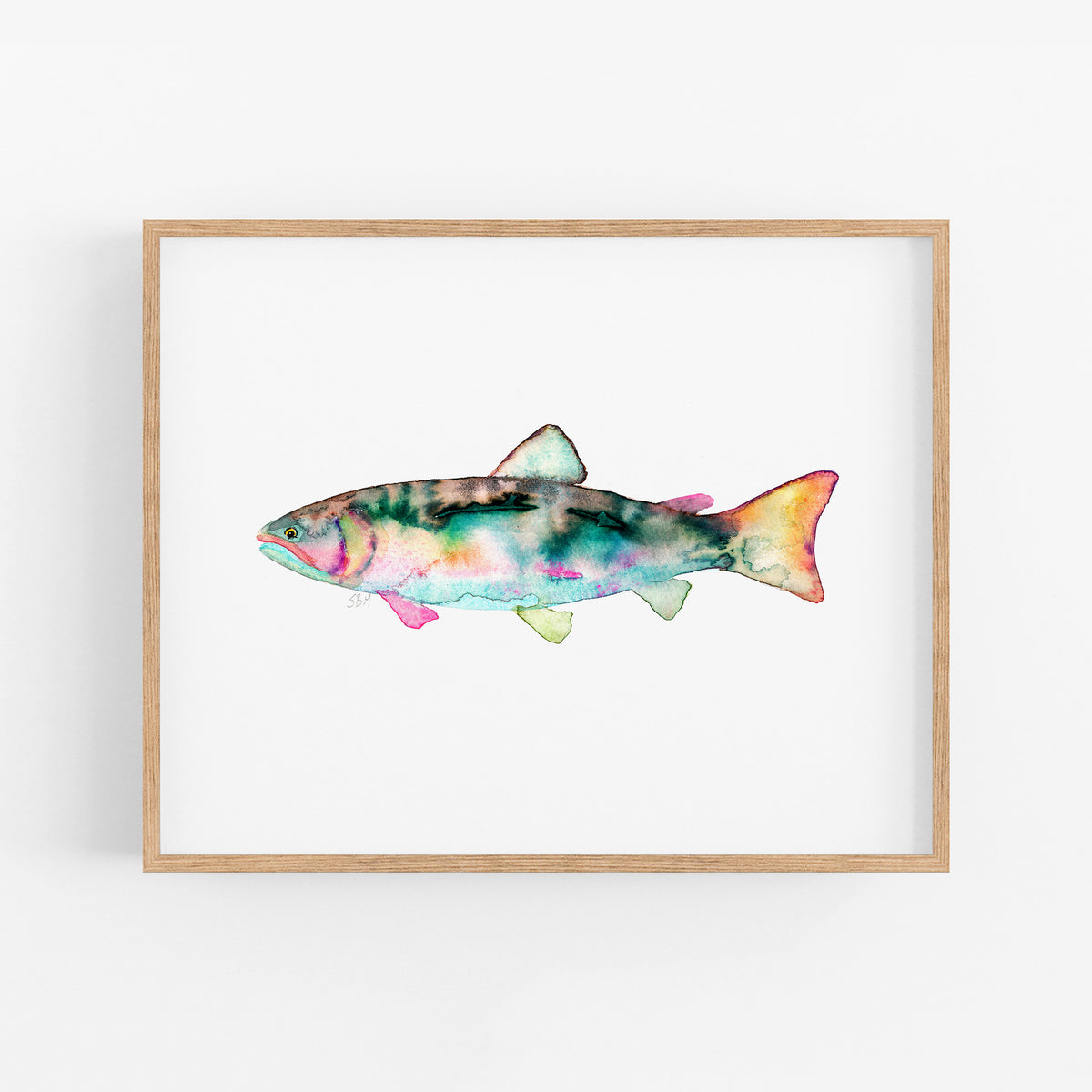 Cutthroat Trout Chaos Take Series Trout Fishing Fly Fishing Art Fly Fishing  Artwork Rainbow Trout Brook Trout Art Prints -  UK