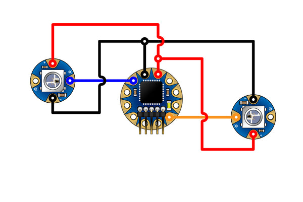 TinyLily RGB Spectrespecs Harry Potter Luna Lovegood Project diagram