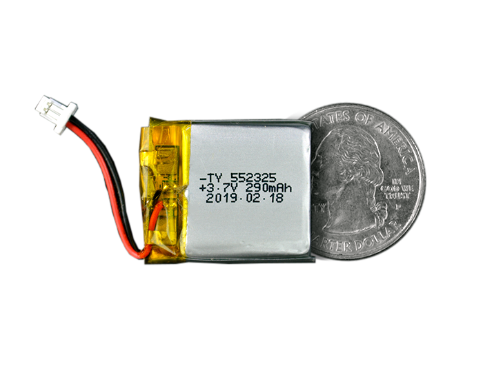 vijandigheid dubbellaag Redelijk Lithium Ion Polymer Battery - 3.7V 290mAh | TinyCircuits.com